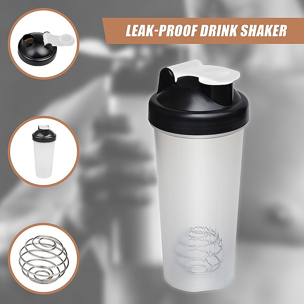 10x 700ml GYM Protein Supplement Drink Blender Mixer Shaker