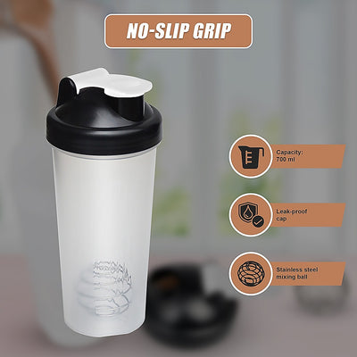 10x 700ml GYM Protein Supplement Drink Blender Mixer Shaker