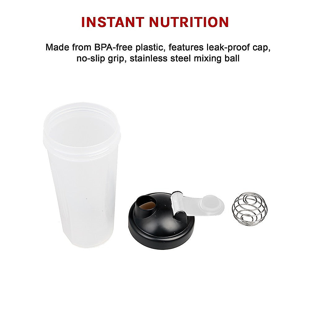 10x 700ml GYM Protein Supplement Drink Blender Mixer Shaker