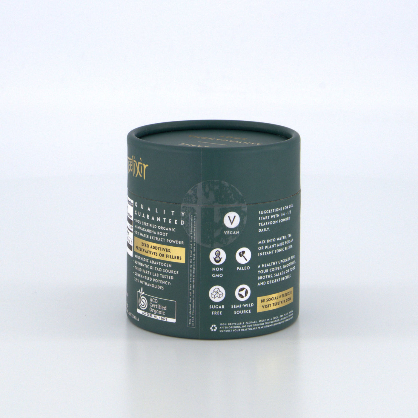 Teelixir Organic Ashwagandha Root 250g